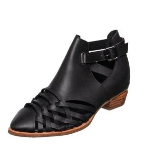 Antelope Leather Huarache Ankle Boots Sz.40 NIB